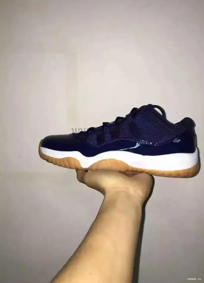Authentic Gum Navy 11 Air Low Jordan 0522